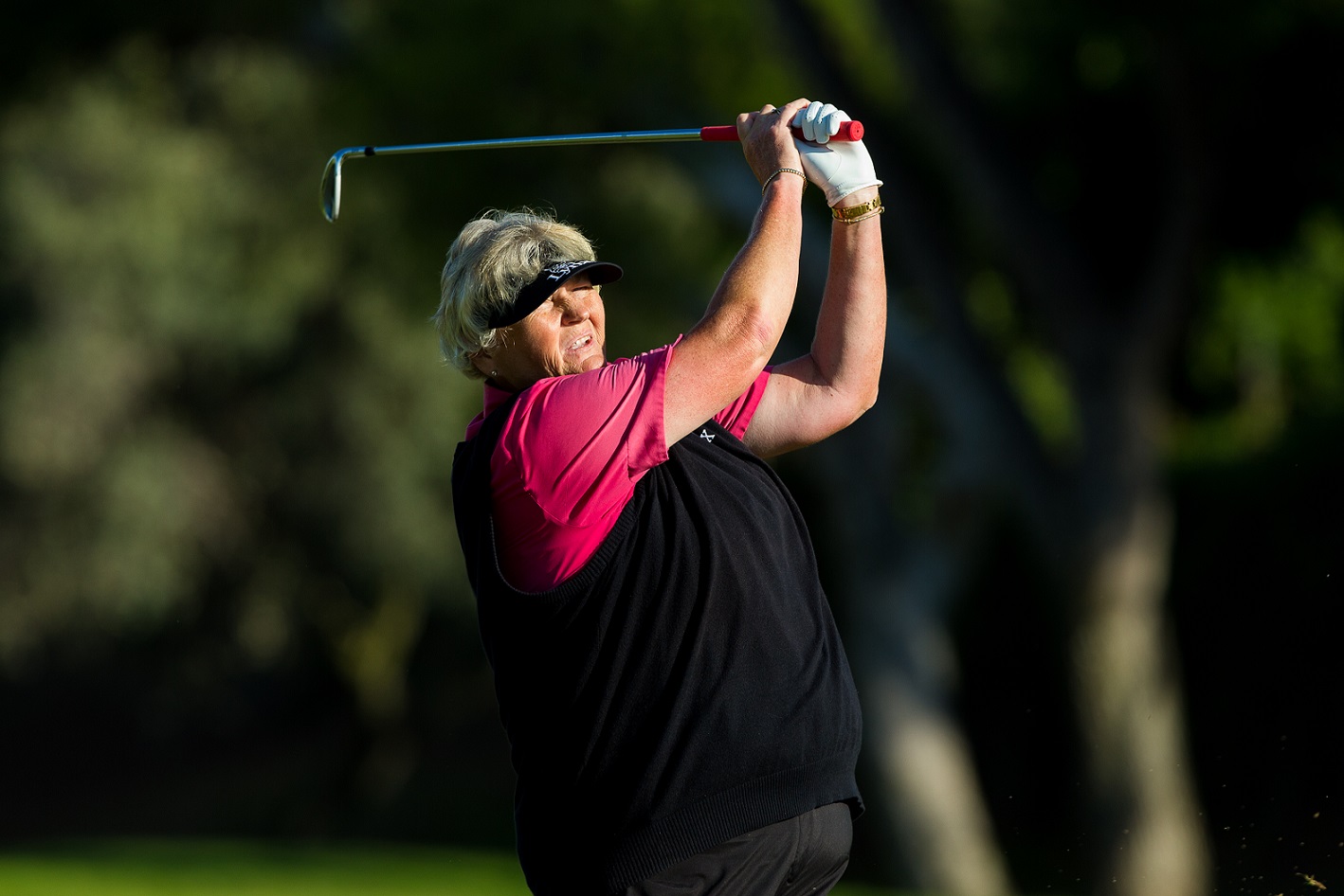 Laura Davies of England during the first round