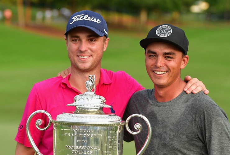 PGA Championship 2017 Jordan Spieth, Rickie Fowler and Bud Cauley