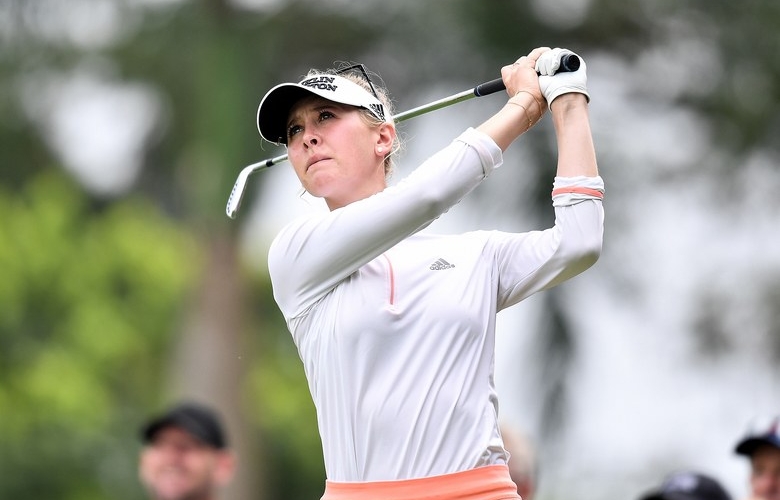 Jessica Korda, in first LPGA event after surgery, shoots course-record