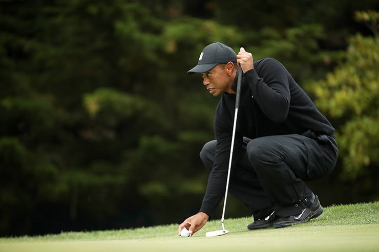 Tiger Woods switches to new putter at year's first major
