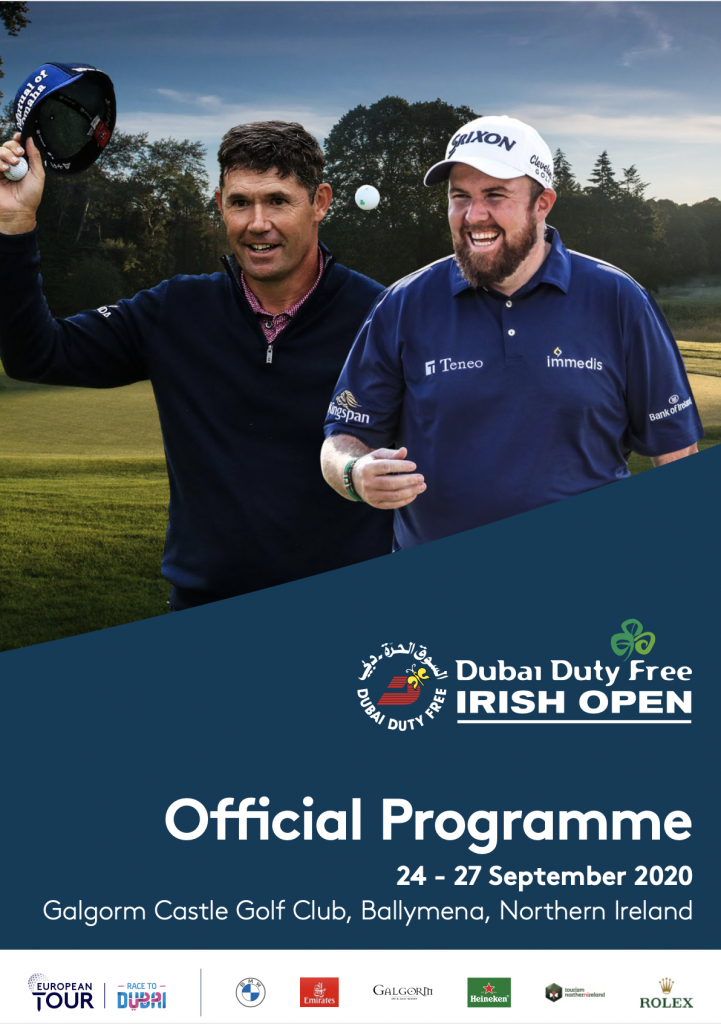 Get the official Dubai Duty Free Irish Open programme here FREE!