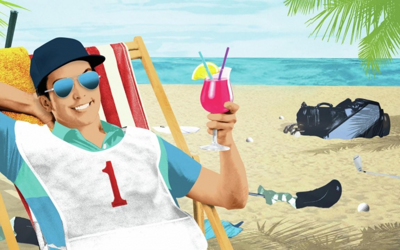 Undercover Caddie Your player just won a major? Let the good times roll