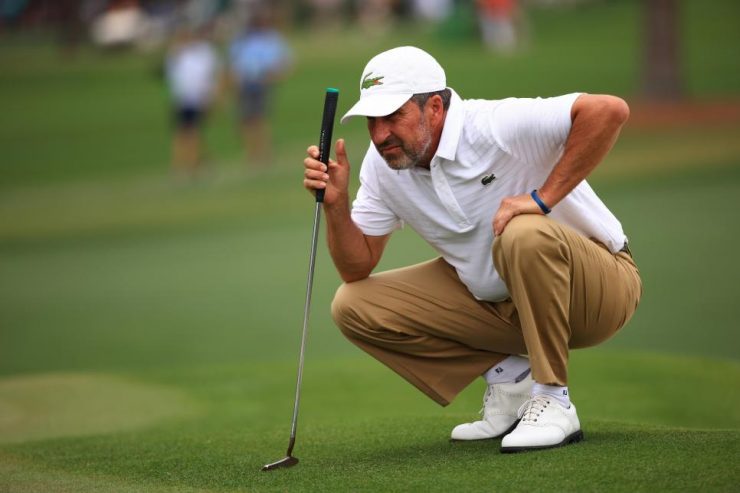 Two-time Masters winner and Ryder Cup star caddying at DP World Tour Q-School