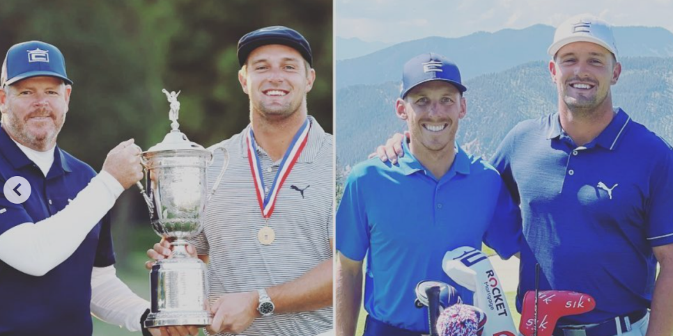Bryson DeChambeau announces new full-time caddie Brian Zeigler, discusses split with Tim Tucker