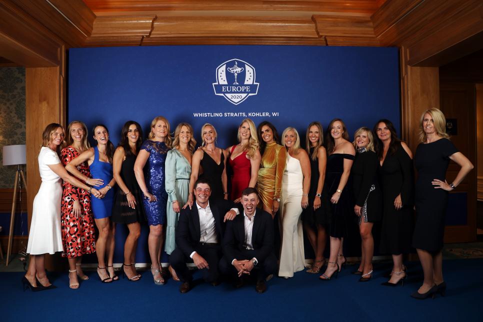 The best photos from Wednesday's Team Europe Ryder Cup dinner