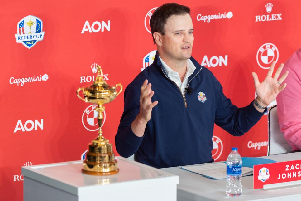 U.S. Ryder Cup officially announces captain Zach Johnson, who maintains 6-pick power over roster