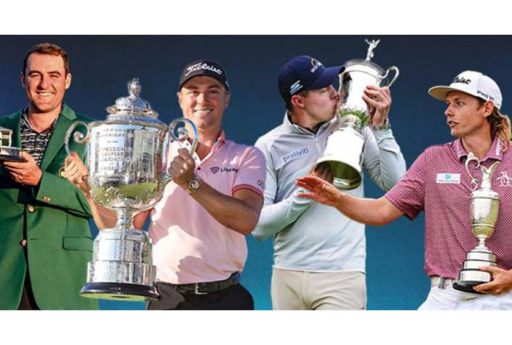 Open Championship 2022 This year’s winners of the men’s majors