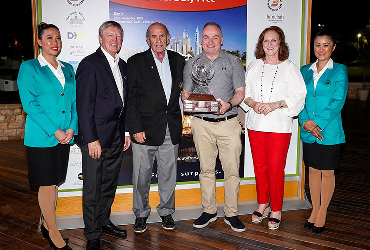 Dermot Davitt Wins 29th Dubai Duty Free Golf World Cup