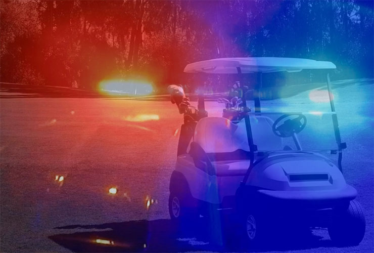 Golf cart holiday dispute leads to punches thrown and arrest