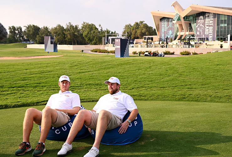 Seamus Power making himself at home at Hero Cup in Abu Dhabi