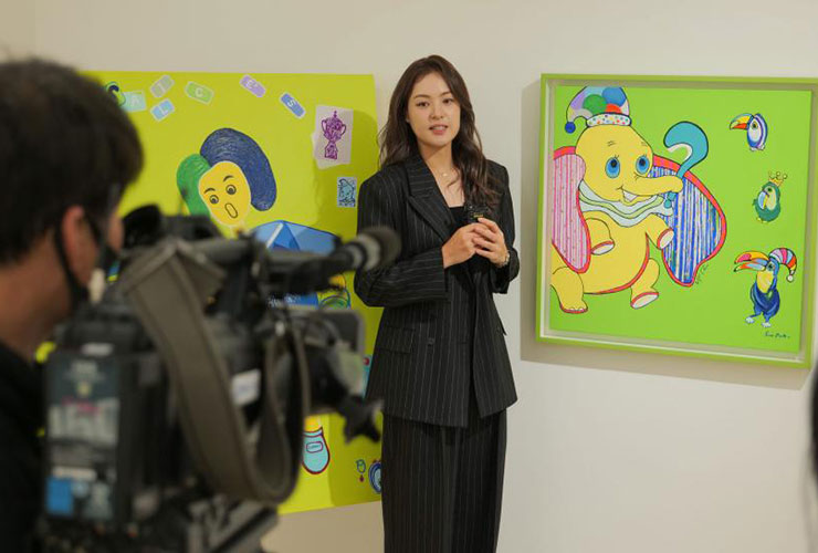 Painting inspires LPGA major winner to raise money for foundation — and find balance in life