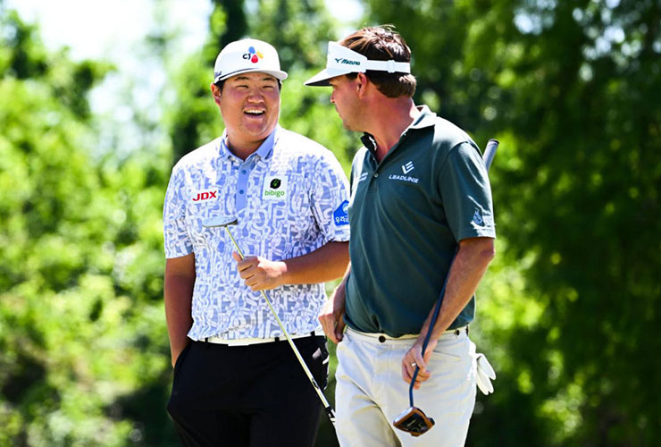 ‘Laser beams and smiles’: The feel-good strategy that could win the Zurich Classic