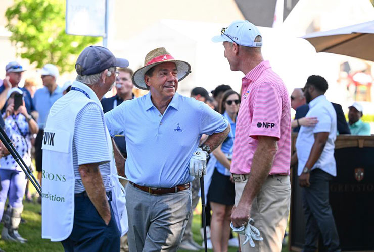 Of course Nick Saban is as good a golf coach as he is a football coach