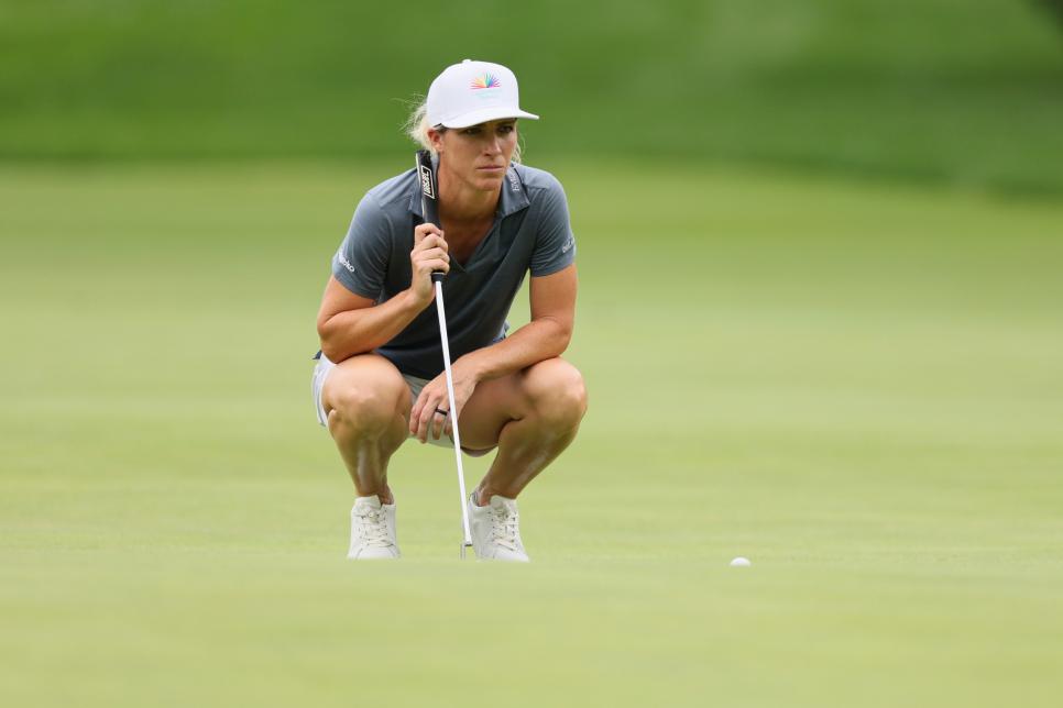 Mel Reid issued one-stroke penalty after a frustrating mental error in Women’s PGA