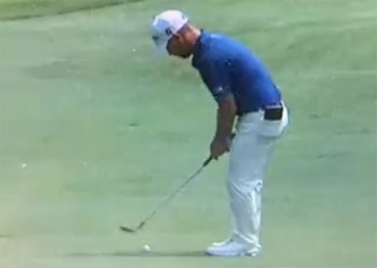 You need to see how many times this tour pro waggles pre-shot to actually believe it