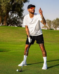 Neymar Jnr golf at Riyadh Golf Club