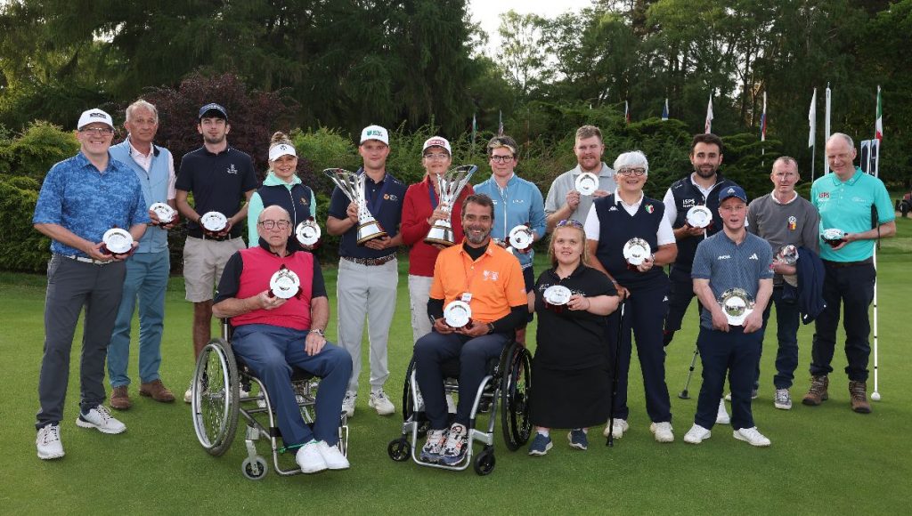 The sport class winners at The G4D Open at Woburn - 2024 G4D Open