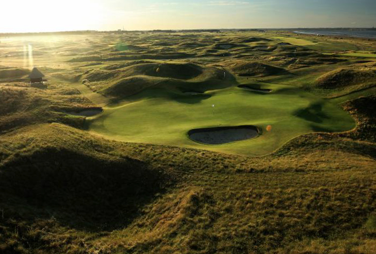 A view looking back to the tee of the par-3 sixth hole at Royal St. George's - David Cannon