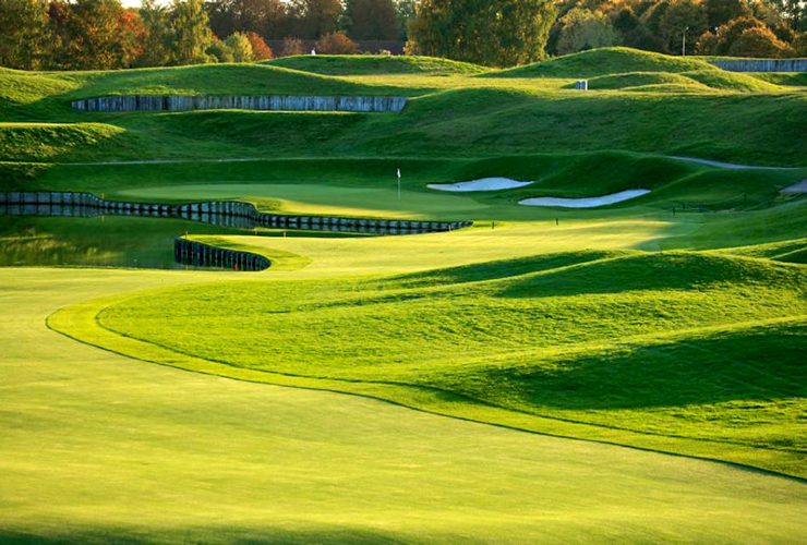 Over four-inch rough posed quite the challenge for the Americans in 2018 after Davis Love III had set up Hazeltine National to include almost no rough for the 2016 Ryder Cup - David Cannon