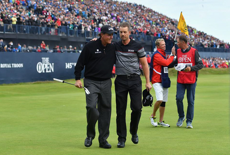 Despite shooting 17 under for the tournament, Mickelson still lost by three to Stenson at Troon in 2016. "It was a shot to my ego," Mickelson says. "I had always assumed that my best golf would win. But that week I played as well as I could and came up short.”Warren Little/R&A