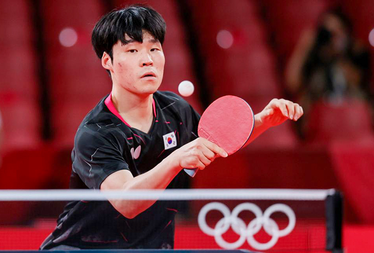 South Korea's Woo-jin Yang is among the best in the world at table tennis - Steph Chambers