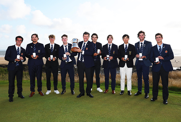 The Continent of Europe win the St Andrews Trophy at Royal Porthcawl