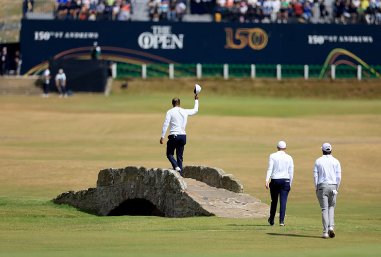 Tiger Woods at 150th Open St Andrews - David Cannon