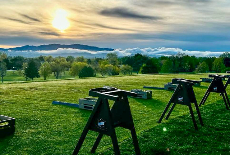 Here's an image of the driving range after the superintendant's staff went to work to repair the range. (Photo courtesy of Matt Gourlay)