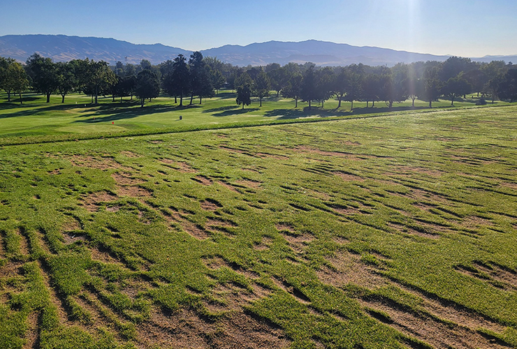 Driving range ravaged by tour pros during a KFT event