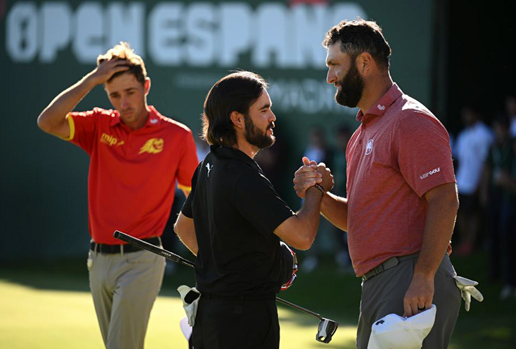 Five days after wife gives birth, Jon Rahm falls short in playoff in bid to win fourth Spainsh Open