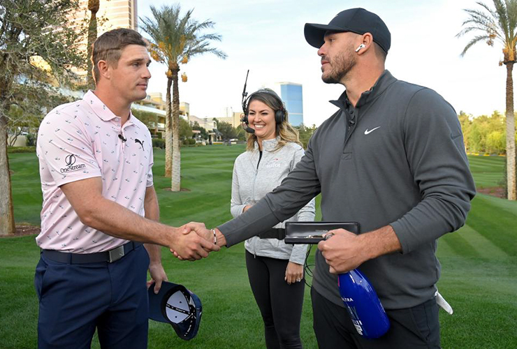 DeChambeau and Koepka played against each other previously in a made-for-TV event - David Becker