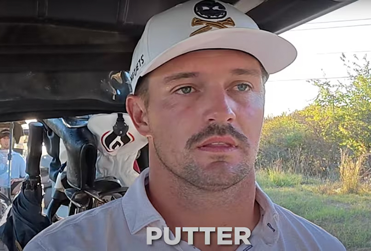 Bryson DeChambeau hits a putter off the tee 282 yards … because of course he does