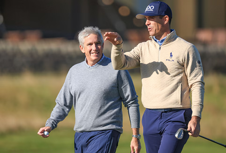 PGA Tour commissioner Jay Monahan will play with Billy Horschel in the pro-am portion of the Dunhill Links Championship - David Cannon