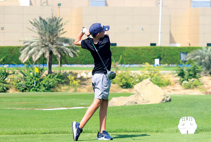 Junior golfer steals the show in Sharjah