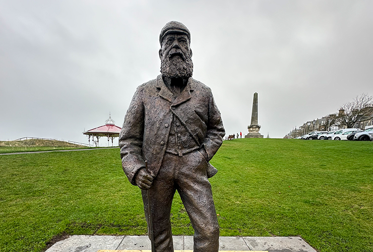‘Just mindless’: Vandals believed to have damaged newly dedicated Old Tom Morris statue in St. Andrews