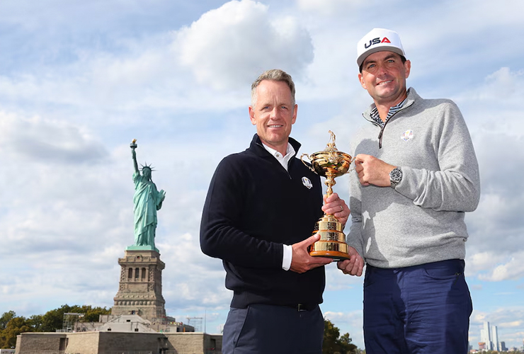 Ryder Cup New York 2025 - Luke Donald and Keegan Bradley - Andrew Redington