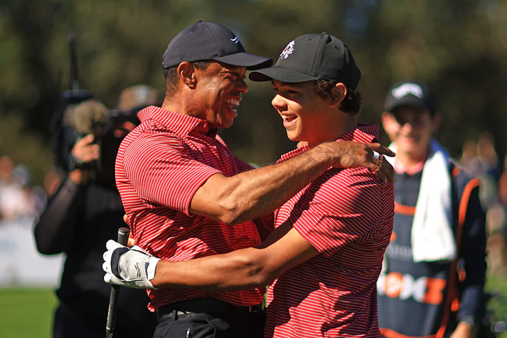 Tiger Woods’ son Charlie makes a hole-in-one in the final round of the PNC Championship