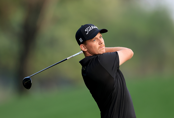 Dan the man at Hero Dubai Desert Classic