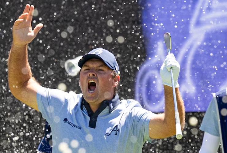 WATCH: Patrick Reed’s wild ace at LIV Golf’s Watering Hole unleashes instant mayhem