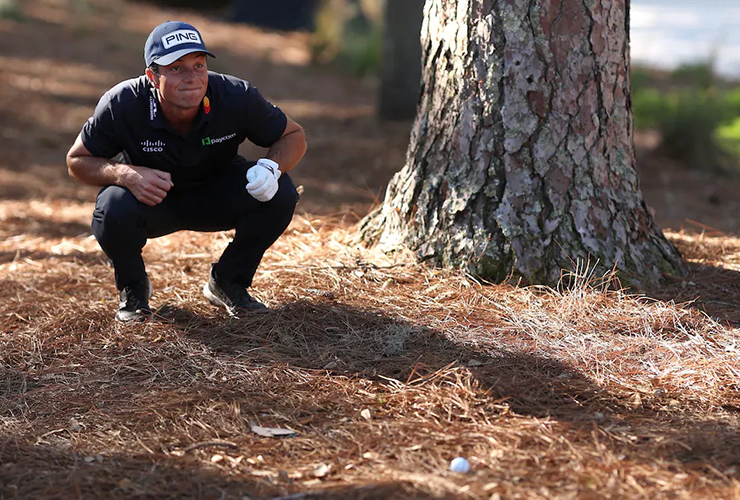 This image from the Players perfectly sums up where Viktor Hovland’s game is at right now