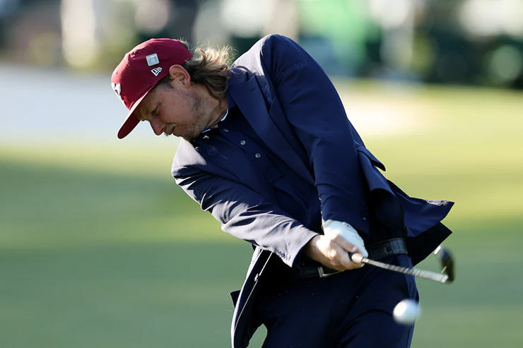 Masters 2025: Cam Smith makes fashion history by wearing suit jacket during Wednesday practice session