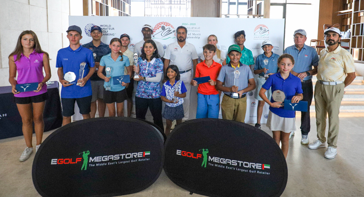Emirates Golf Federation Order of Merit Winners - 2024-25