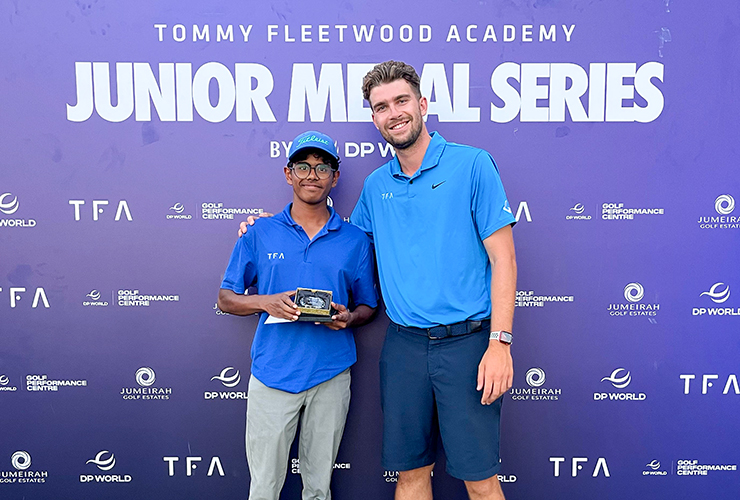 Ethan Alan on fire in JGE Tommy Fleetwood Academy Junior Medal Series