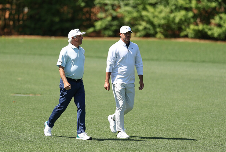 Masters 2025: Amid rumors of leaving LIV, Brooks Koepka had an interesting partner at Augusta National on Tuesday