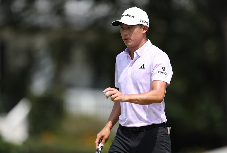 Collin Morikawa opens with a 64 in late bid to make the U.S. Ryder Cup team