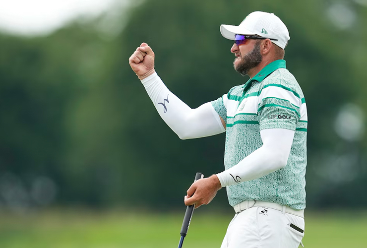 Emotional Burmester outduels Spanish stars Rahm and Ballester in playoff to capture LIV Golf Chicago