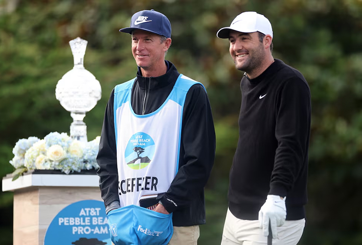 Ted Scott to return as Scottie Scheffler’s caddie at Tour Championship