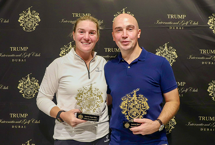 Kelly and Slater catch the winning wave at Trump International Dubai