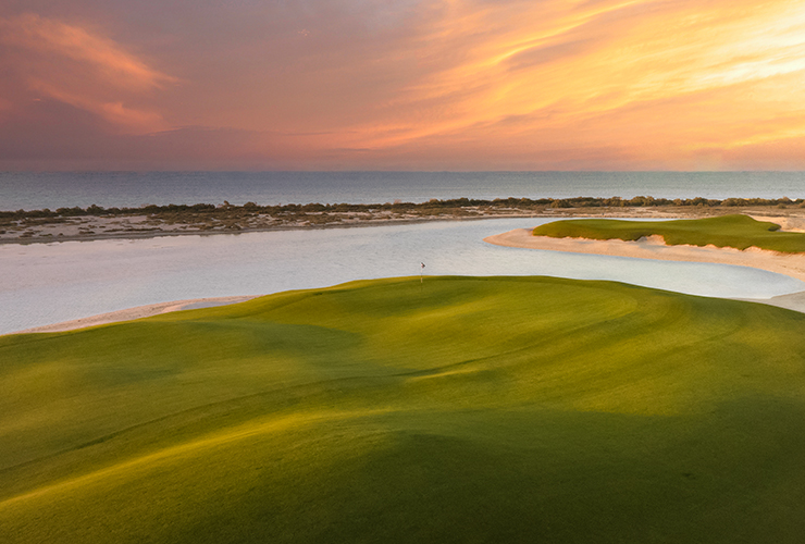 Shura Links 5th hole Golf Saudi Red Sea Global