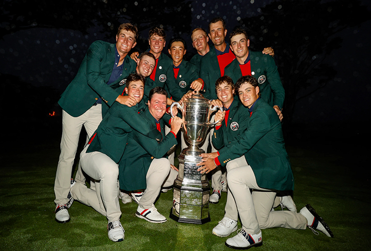 World’s best amateur and skyrocketing teen lead Americans to rout in Walker Cup